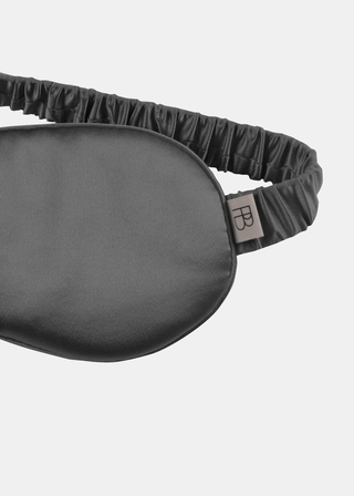 Charcoal silk eye mask