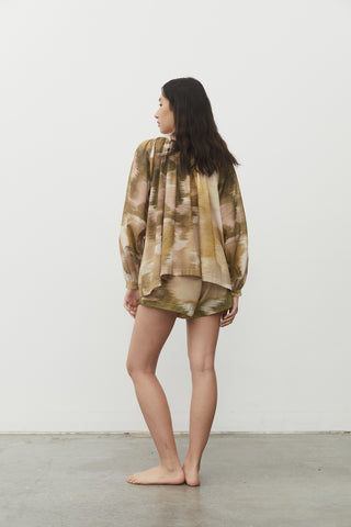 azalea organic cotton voile blouse + short set